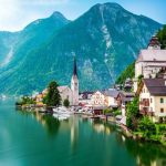 Scenic view of Hallstatt village by the lake in Austria, a highlight of the 18-day Europe road trip.
